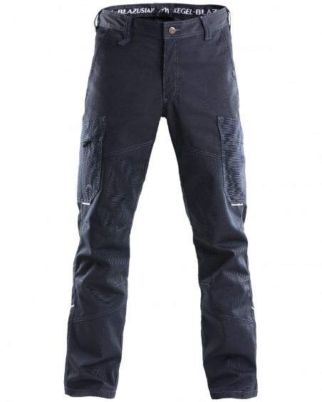 Spodnie robocze 5507 V-WORK, czarne — przód spodni