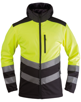 Kurtka Softshell odblaskowa 114V (V-WORK/HiVis)