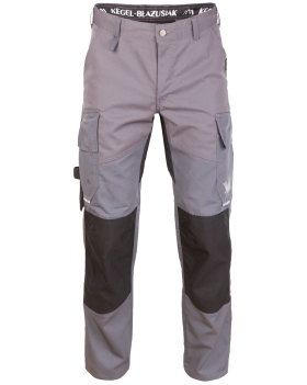 Spodnie robocze z Cordurą, odblaskami i strechem  518V - z przodu