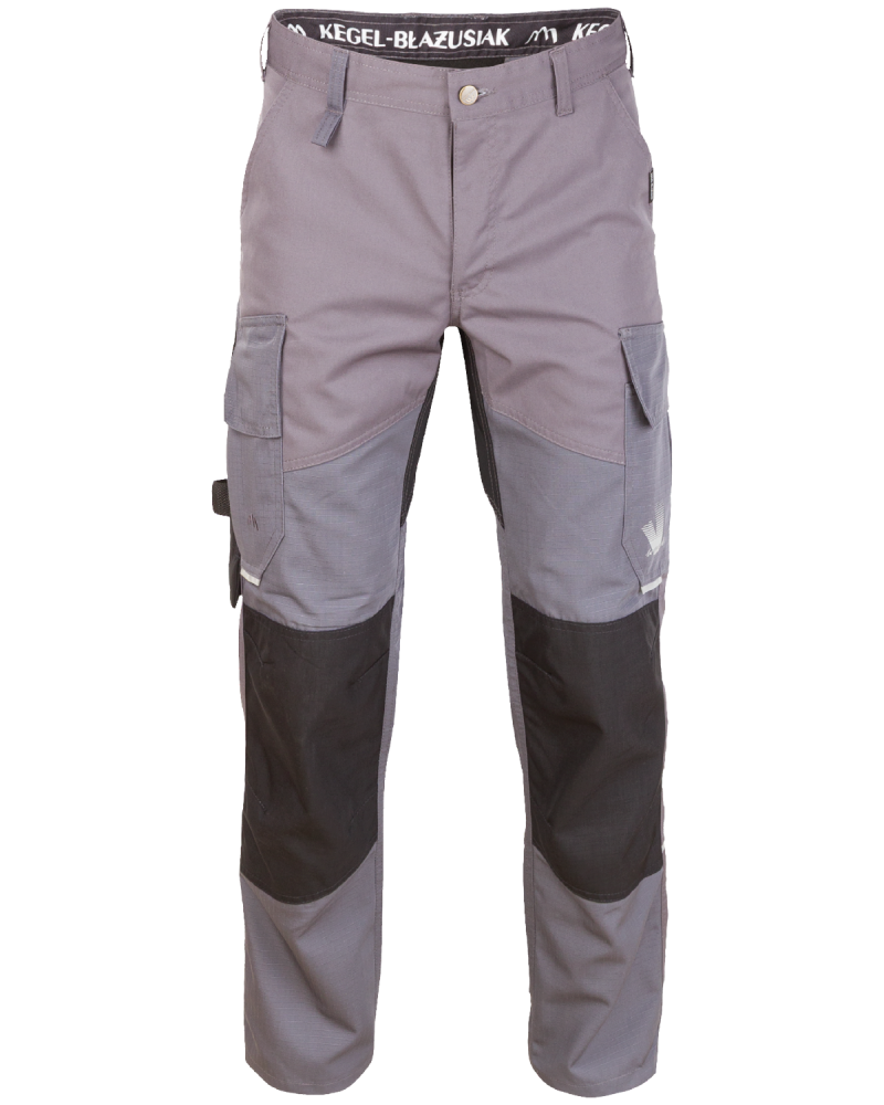 Spodnie robocze z Cordurą, odblaskami i strechem  518V - z przodu