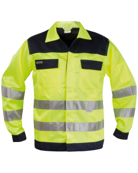 Bluza ostrzegawcza HV KNEITER (żółty hi-vis/granatowy)