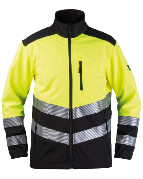 Męski Softshell O Intensywnej Widzialności 110V - przód