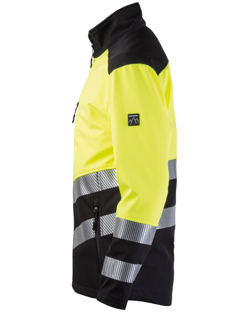 Męski Softshell O Intensywnej Widzialności 110V - lewy bok