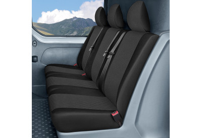 Pokrowiec na trzyosobową kanapę TAILOR MADE DV3 crew cab w drugim rzędzie Renault Trafic III (2014–)