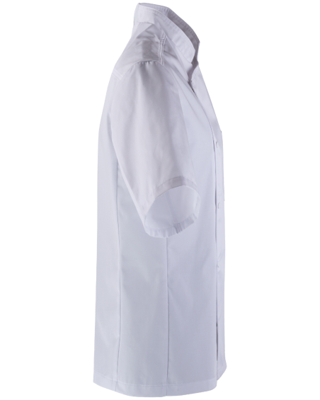 Bluza Kucharska z Krótkim Rękawem KBT (Biała) - tył bluzy