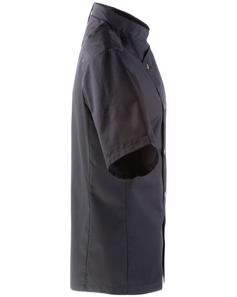 Bluza Kucharska z Krótkim Rękawem KBT (Czarna)