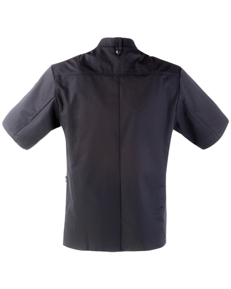 Bluza Kucharska z Krótkim Rękawem KBT (Czarna)