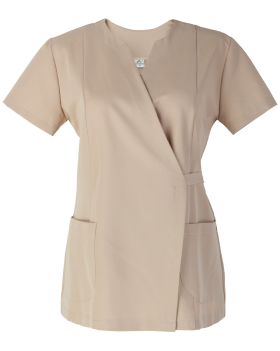 Bluza medyczna wiązana 331B (beżowa) KBT