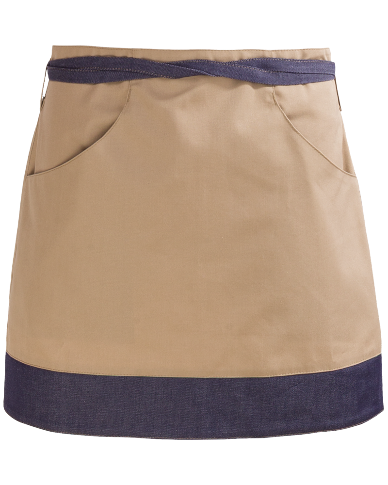 Zapaska kelnerska z kieszeniami 40 cm (Beżowa)