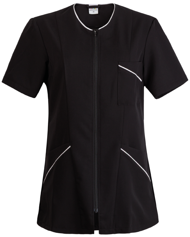 Bluza damska 3344– Krótki Rękaw KBT czarna