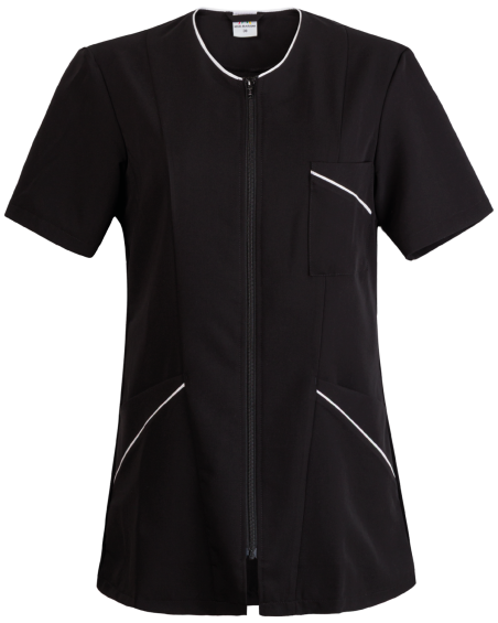 Bluza damska 3344– Krótki Rękaw KBT czarna