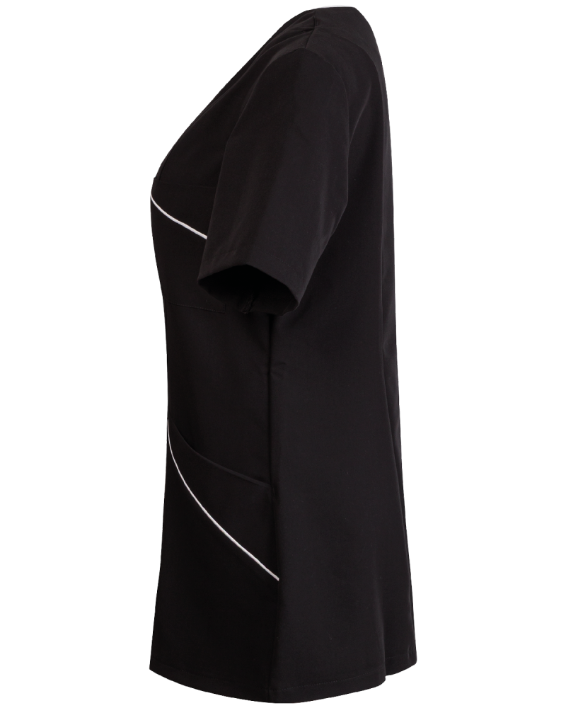 Bluza damska 3344– Krótki Rękaw KBT czarna