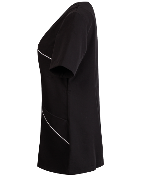Bluza damska 3344– Krótki Rękaw KBT czarna