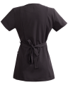 Bluza medyczna wiązana 331B (czarna) - tył