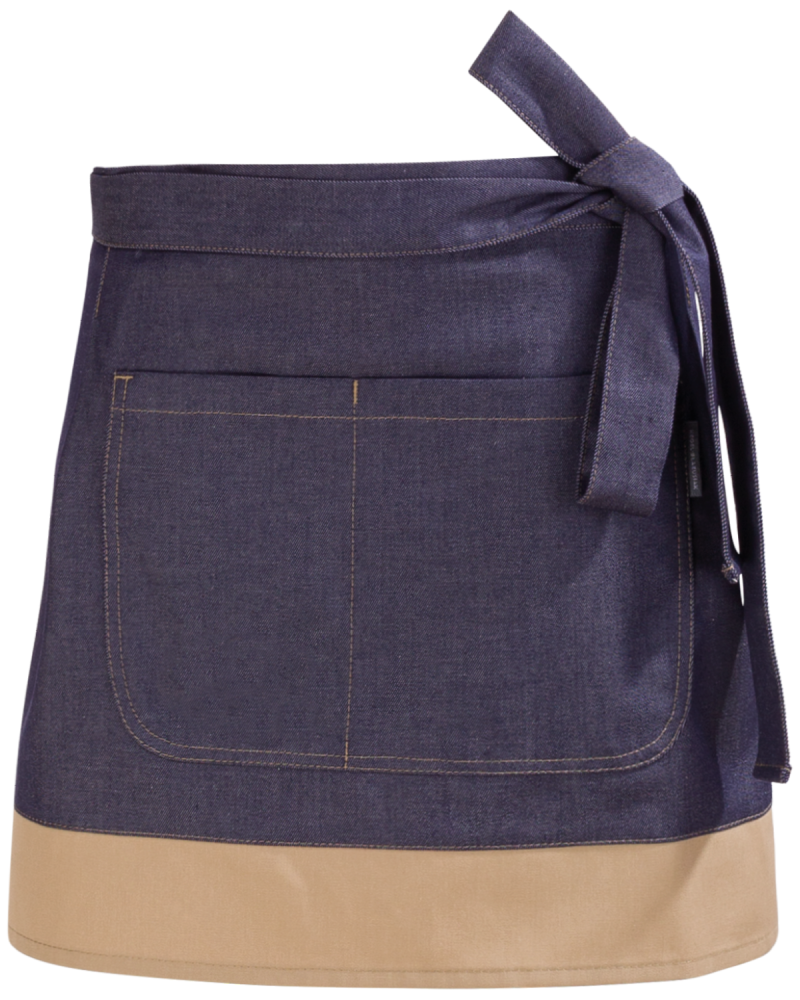 Zapaska gastronomiczna z kieszenią 40 cm (Jeans)