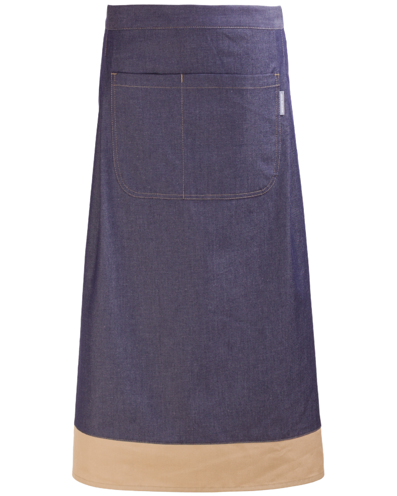 Zapaska kelnerska z kieszenią 75 cm - Jeans