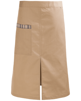 Beżowa zapaska kelnerska z kieszenią 70 cm