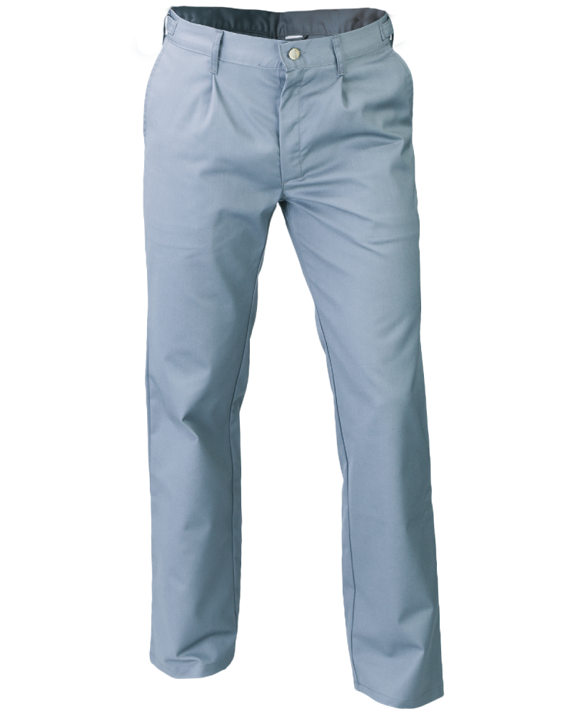 spodnie robocze 5004, popielate - przód spodni