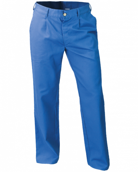 Spodnie robocze 5004, niebieskie - przód spodni