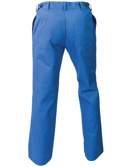Spodnie robocze 5004, niebieskie - tył spodni