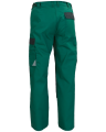 Spodnie robocze WORK, zielono-czarne - tył spodni