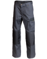 Spodnie robocze WORK, grafitowo-czarne - przód spodni 2