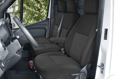 Pokrowiec TAILOR MADE na fotel kierowcy i podwójne siedzenie pasażerów 1+2