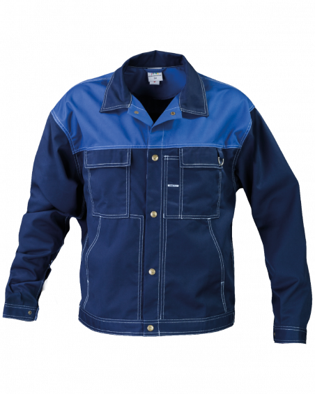 Bluza robocza Top, granatowo-niebieska - przód bluzy