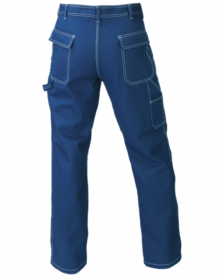 Spodnie robocze PROFI, granatowe - tył spodni