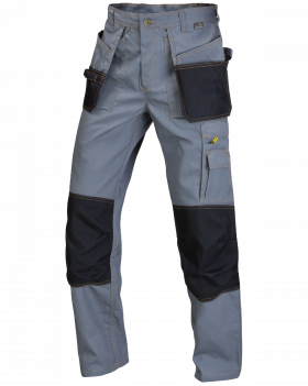 Spodnie Expert 5306, szaro-czarne - przód spodni