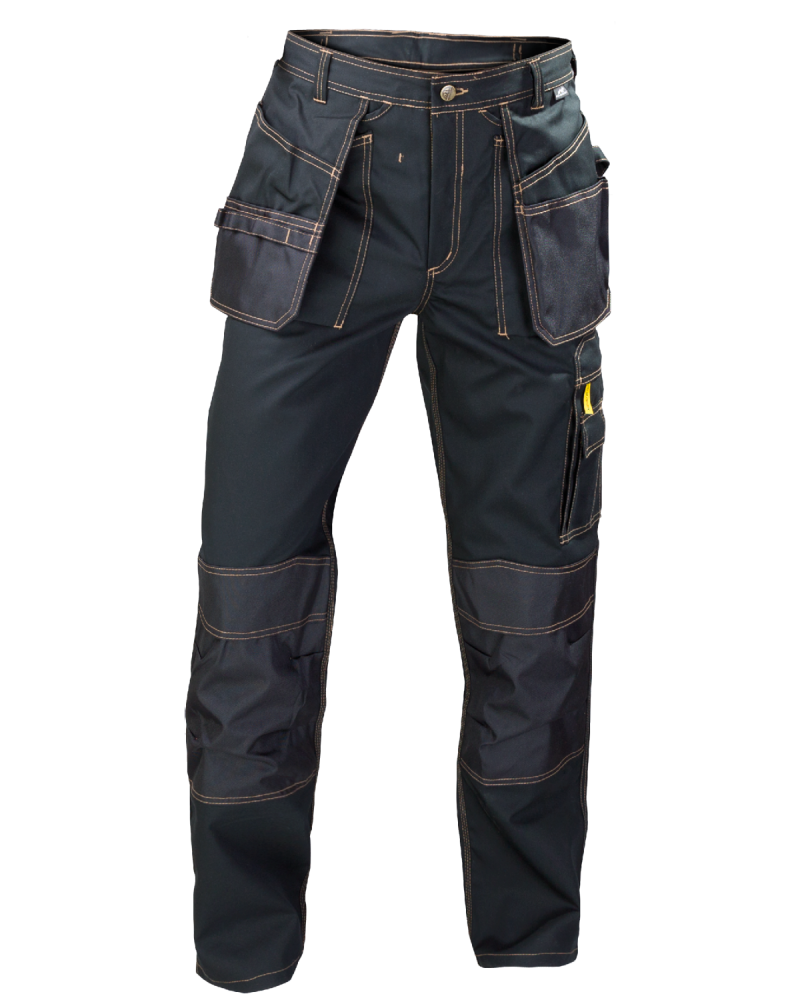 Spodnie Expert 5320, czarne - przód spodni