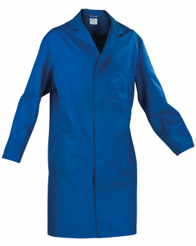 Fartuch męski roboczy 4000, niebieski - przód fartucha