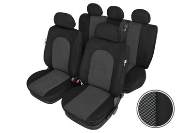 Pokrowce samochodowe ATLANTIC czarne Renault Kadjar Crossover Facelifting (2018–)