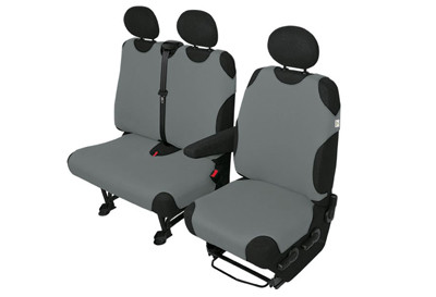 Pokrowce koszulki COTTON DV 2+1 popielate Hyundai H–1