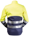 Bluza multiochronna, ostrzegawcza, granatowy/Hi-Vis żółty - tył bluzy
