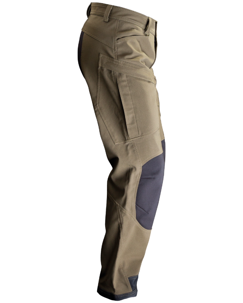 Spodnie robocze Tactic Green, oliwkowe - prawy bok spodni