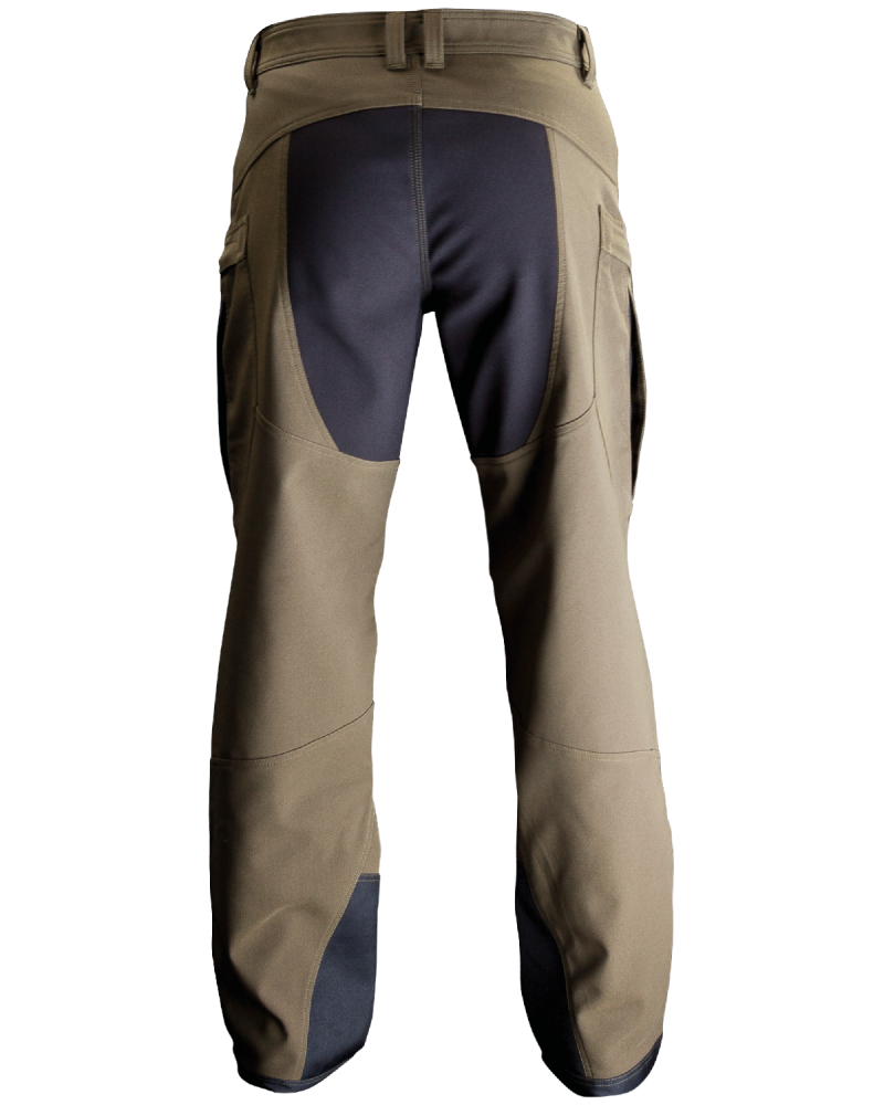 Spodnie robocze Tactic Green, oliwkowe - tył spodni