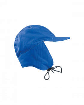 Czapka ocieplana uszatka niebieska