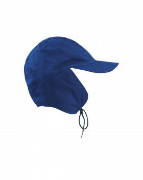 Czapka ocieplana uszatka granatowa