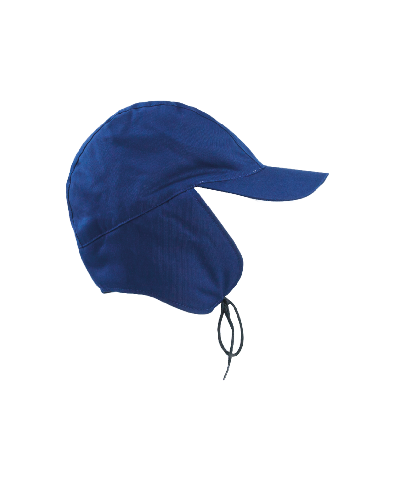 Czapka ocieplana uszatka granatowa