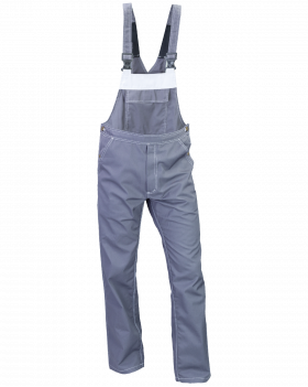 Ogrodniczki robocze TOP szaro-białe