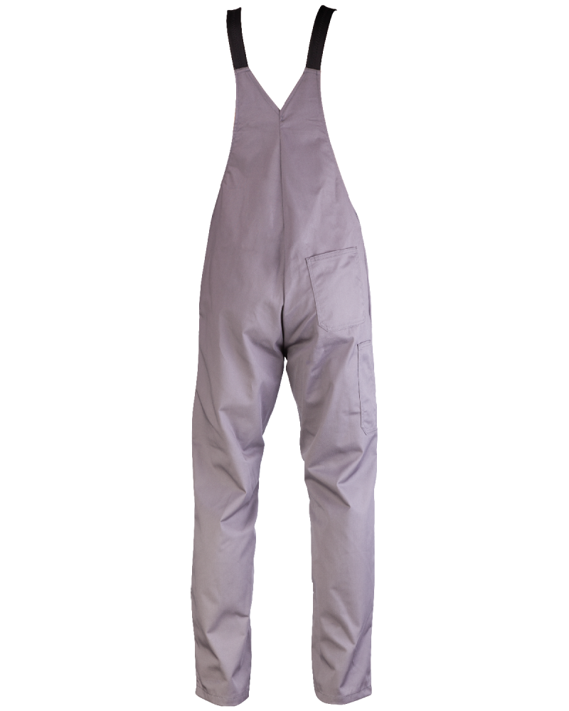 Ogrodniczki Classic z kieszeniami KNEITER popielate