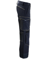 Spodnie Pure Black, wodoodporne, czarne - prawy bok spodni