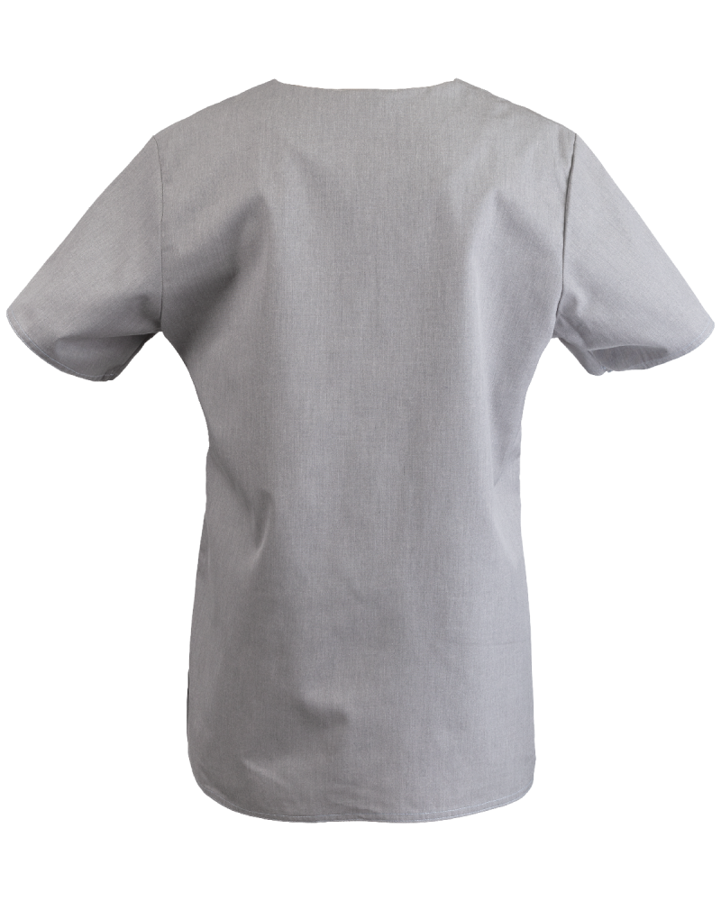 Bluza damska medyczna 3029, szara - tył