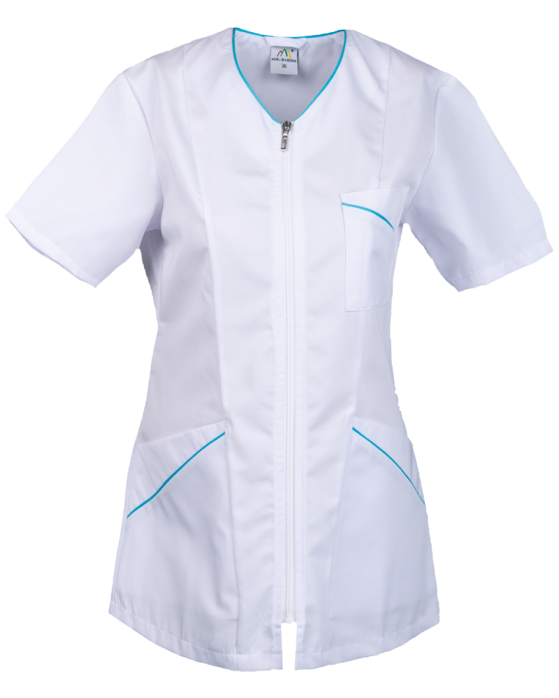 Bluza damska 3344 - krótki rękaw — przód bluzy