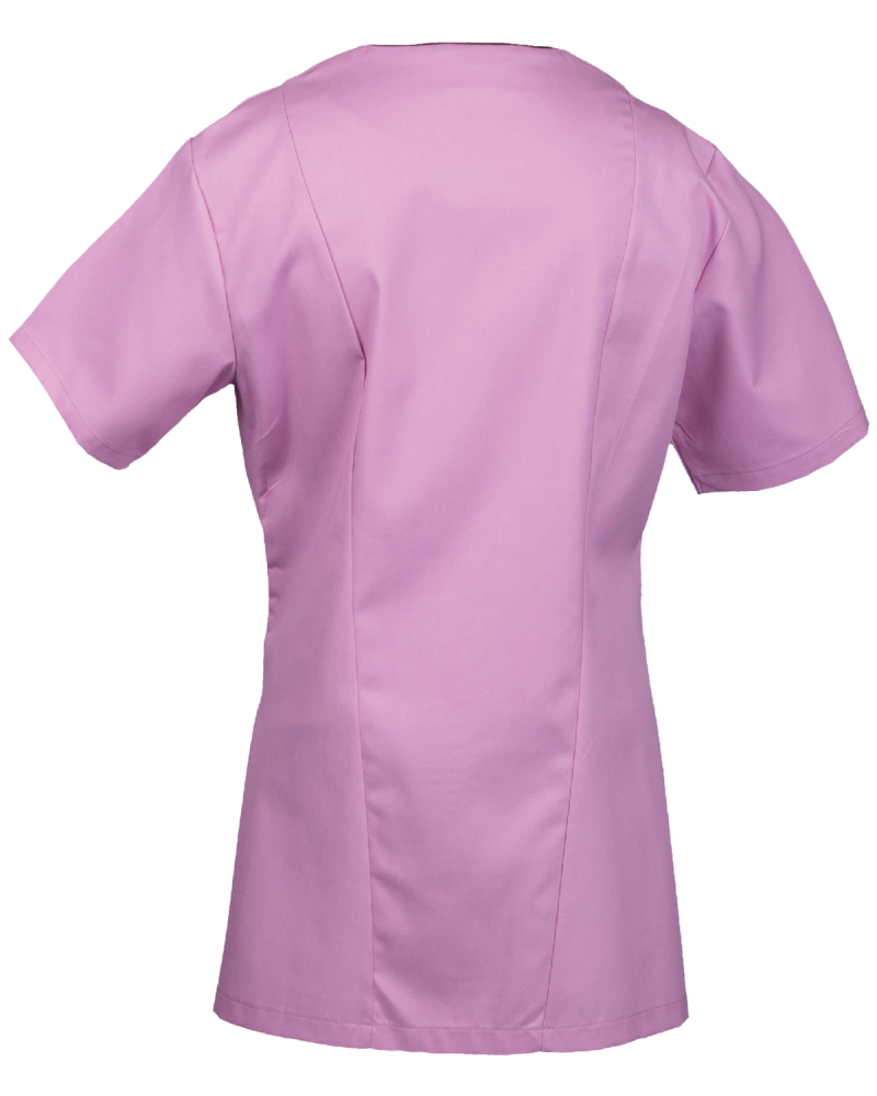 Bluza damska 3344 medyczna, fioletowa - tył