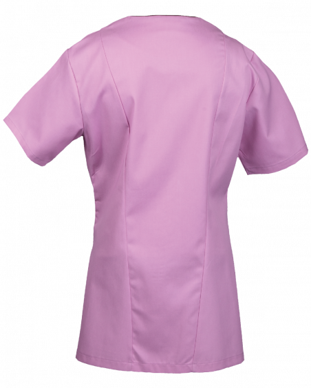 Bluza damska 3344 medyczna, fioletowa - tył