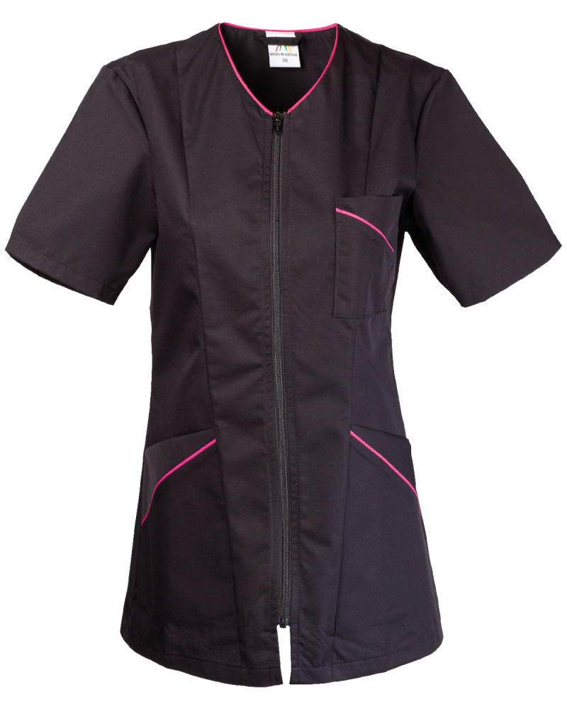 Bluza damska 3344, czarna - przód