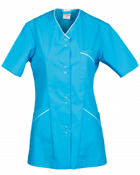 Bluza damska 3348, turkusowa - przód