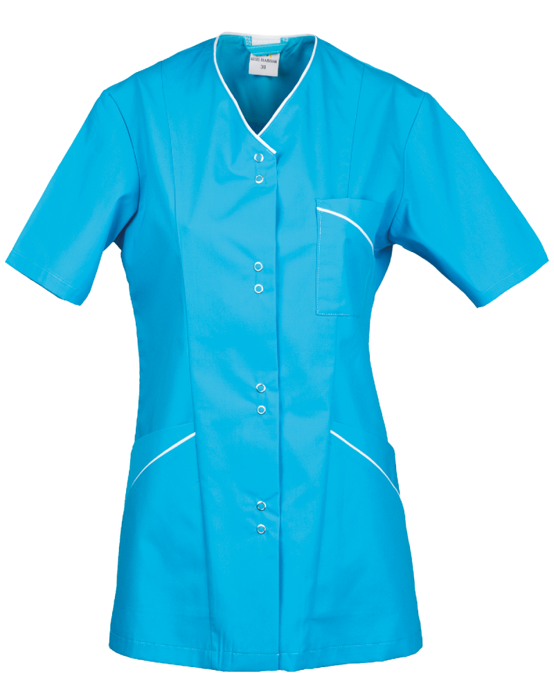 Bluza damska 3348, turkusowa - przód